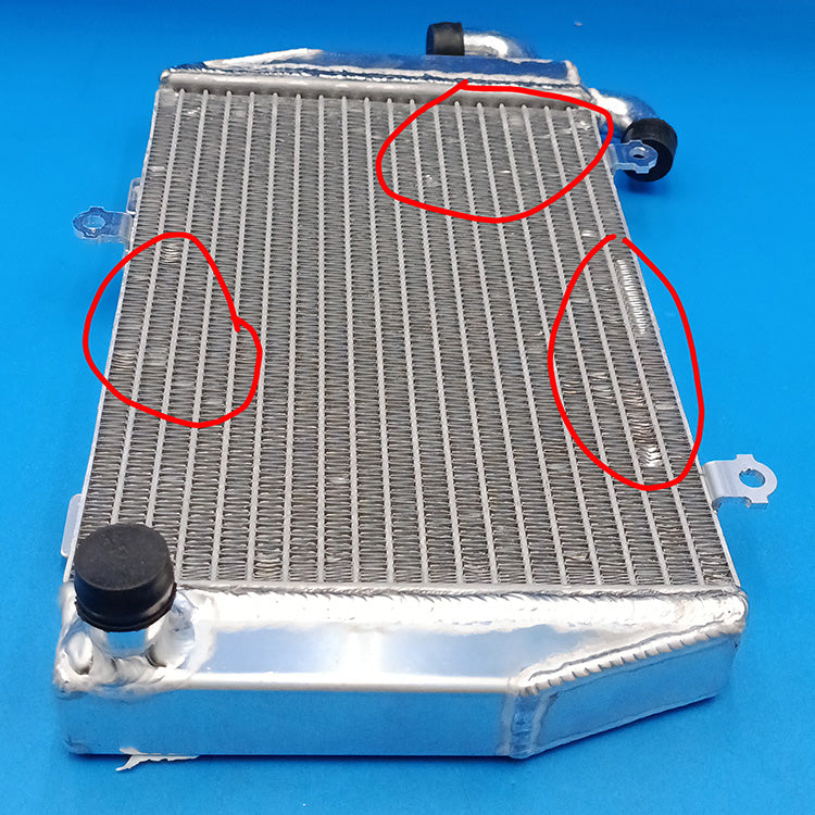 Returned Right Aluminum Engine Cooler Radiators for Honda GL1800 Gold Wing 2006-2017