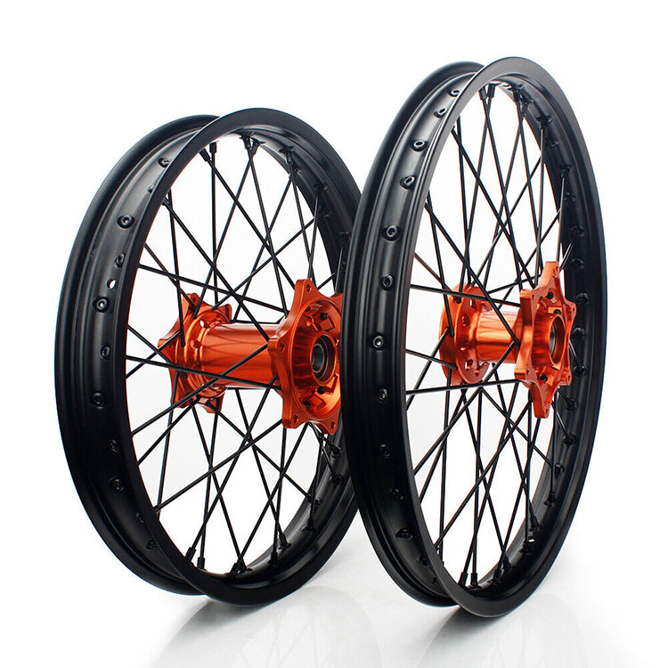 For Sherco 125-500 SC SE-R SCF SEF SEF-R SE Factory SEF Factory 2013-2024 Front Rear Spoke Wheel Rim Hub Set
