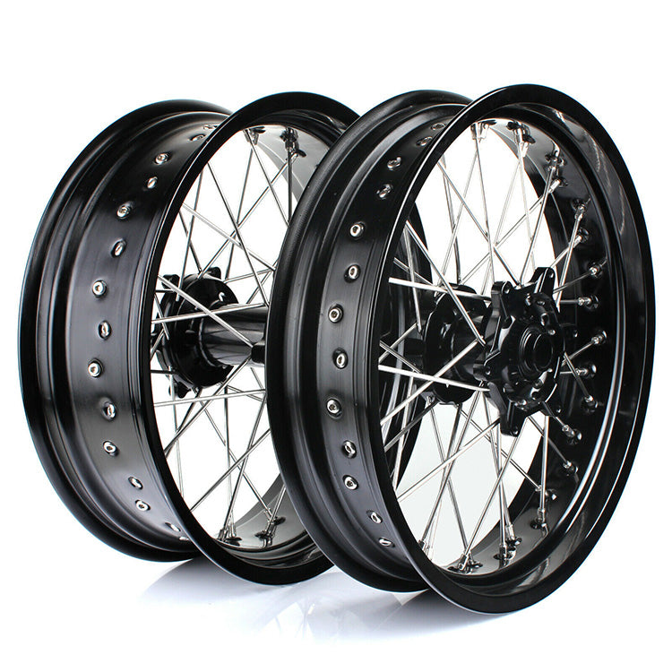 For Sherco 125-500 SC SE-R SCF SEF SEF-R SE Factory SEF Factory 2013-2024 Front Rear Spoke Wheel Rim Hub Set