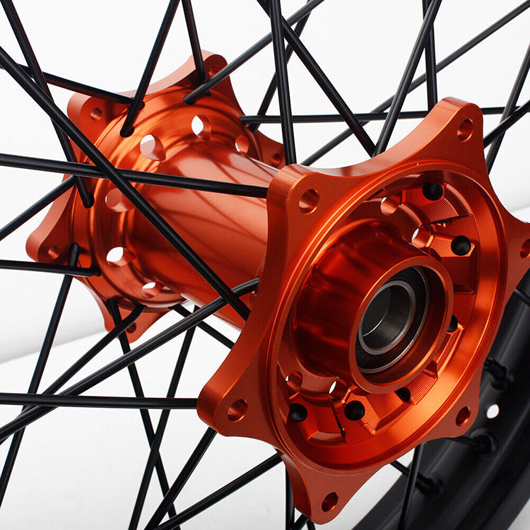 For Sherco 125-500 SC SE-R SCF SEF SEF-R SE Factory SEF Factory 2013-2024 Front Rear Spoke Wheel Rim Hub Set