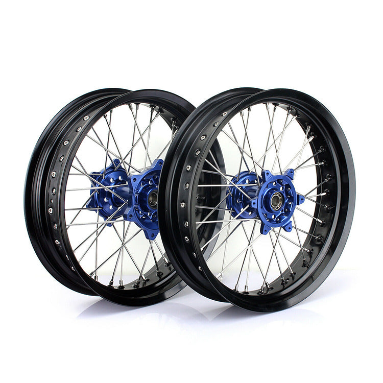 For Sherco 125-500 SC SE-R SCF SEF SEF-R SE Factory SEF Factory 2013-2024 Front Rear Spoke Wheel Rim Hub Set