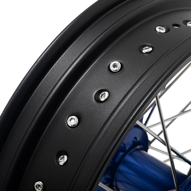 For Sherco 125-500 SC SE-R SCF SEF SEF-R SE Factory SEF Factory 2013-2024 Front Rear Spoke Wheel Rim Hub Set