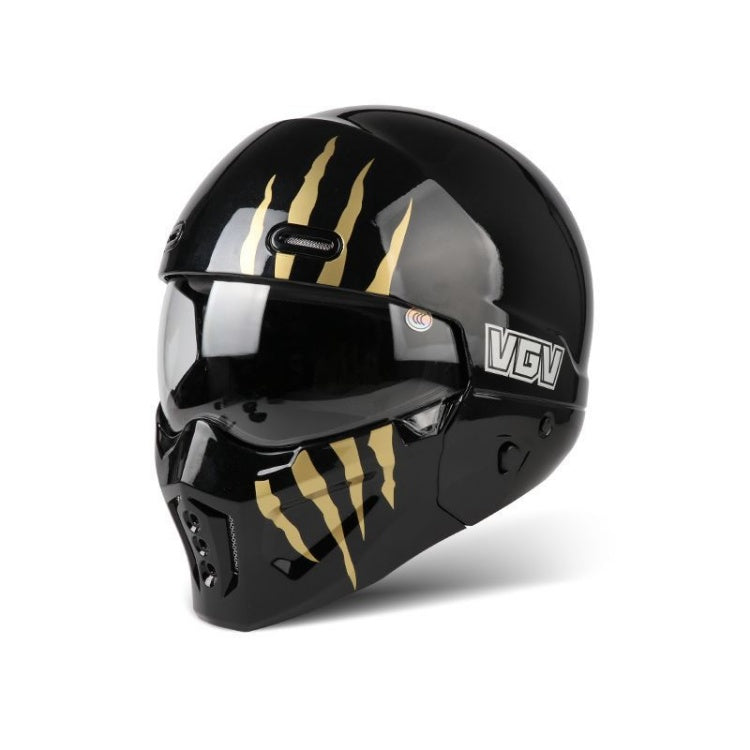 DOT certified motorcycle riding helmet combination helmet full helmet / 3/4 helmet / Bluetooth headset slot