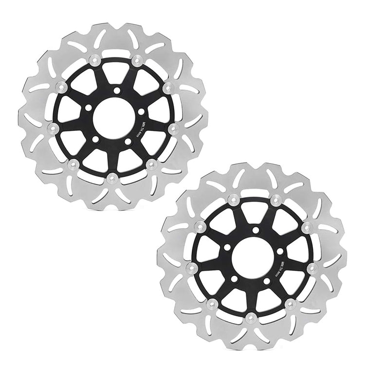 For Aprilia Pegaso Strada 650 / Dorsoduro 750 / Shiver 750 GT / SL750 Shiver / Mana 850 / Mana 850 GT (ABS) 2005-2017 2pcs Front Brake Disc Rotors