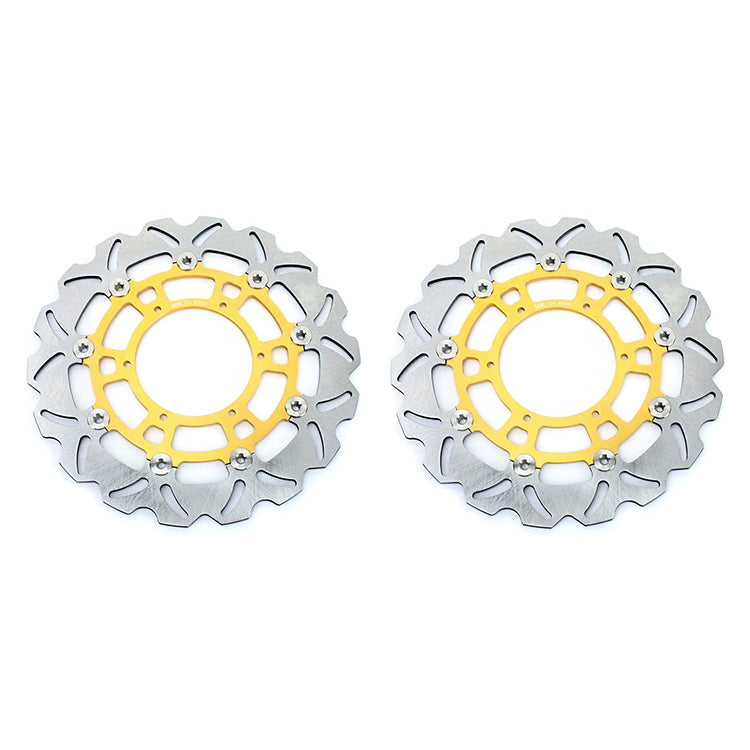 For BMW F700GS 2013-2017 / F700GS ABS 2013-2018 / F800GS 2006-2018 / F800GS Adventure 2013-2017 / G650GS Sertao 2010-2014 2pcs Front Brake Disc Rotors