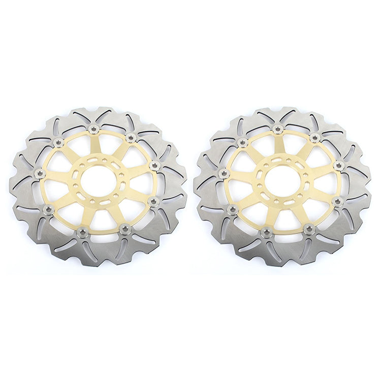 For Cagiva X-Raptor 1000 / X3-Raptor 1000 2003-2004 / Xtra-Raptor 1000 2002-2005 / Moto Morini Scrambler 1200 2008-2013 2pcs Front Brake Disc Rotors