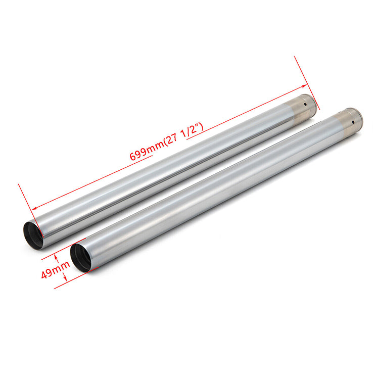 For Harley Dyna FXD Super Glide / FXDB Street Bob / FXDC Super Glide Custom / FXDL Low Rider (S) 2006-2017 49mm +2 Fork Tubes 46605-06