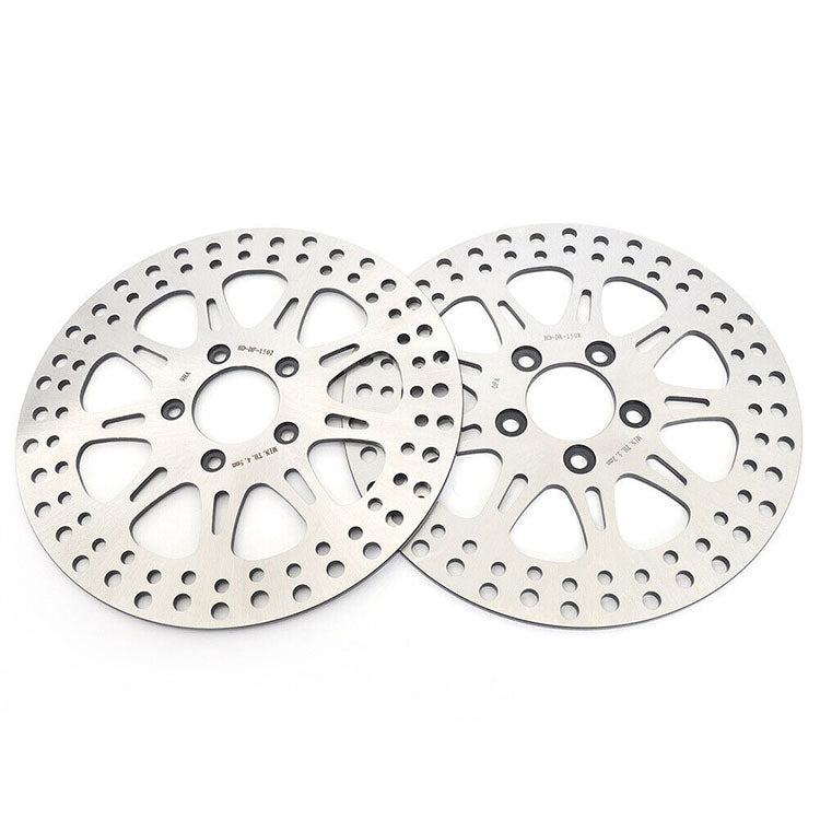 For Harley Dyna FXD FXDX Super Glide (Sport) / FXDL Low Rider / FXDWG Wide Glide 2000-2003 11.5 Front Rear Brake Disc Rotors