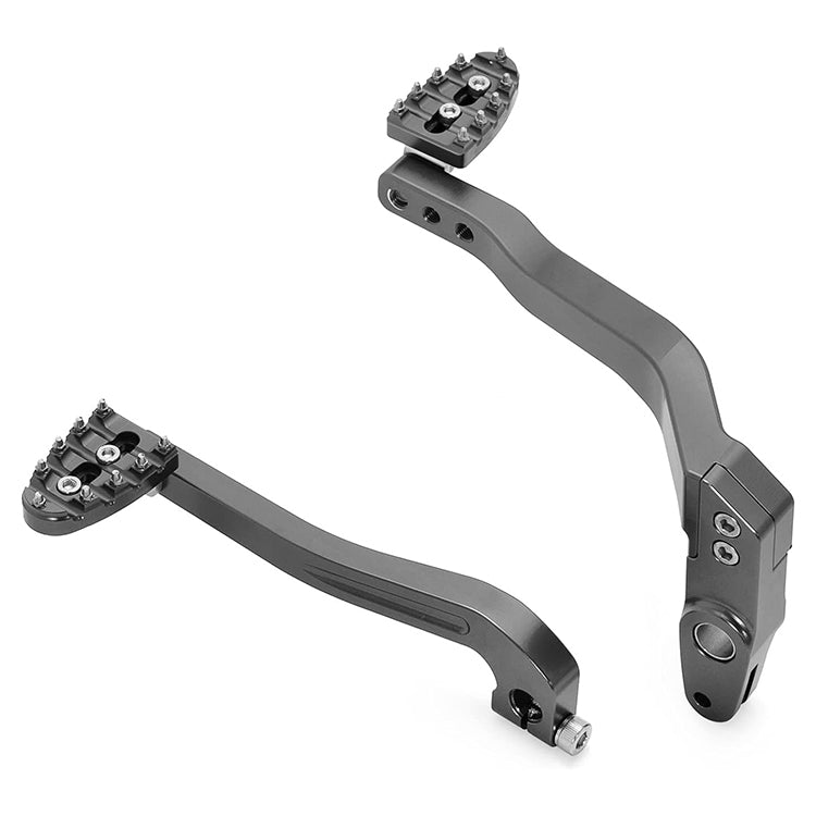 For Harley Dyna Super Glide / Wide Glide / Street Bob 1991-2017 with Stock Mid Controls Brake Arm Shift Lever Pegs Pedals Kit
