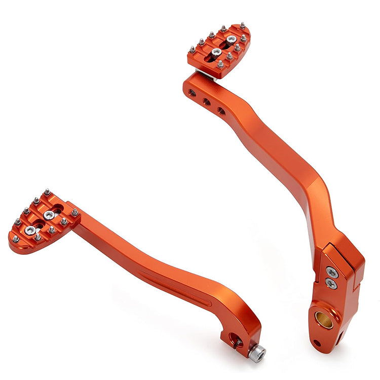 For Harley Dyna Super Glide / Wide Glide / Street Bob 1991-2017 with Stock Mid Controls Brake Arm Shift Lever Pegs Pedals Kit