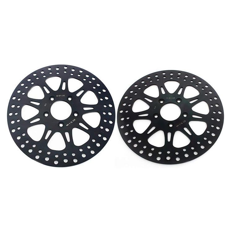 For Harley FLSTSB Softail Cross Bones / FXCWC Rocker C 2008-2011 / FLSTi Fat Boy 2007 11.5 Front Rear Brake Disc Rotors
