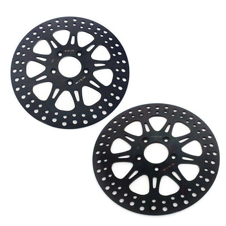 For Harley Sportster XL1200C Custom 2000-2013 / XL1200L Low 2007-2011 11.5 Front Rear Brake Disc Rotors
