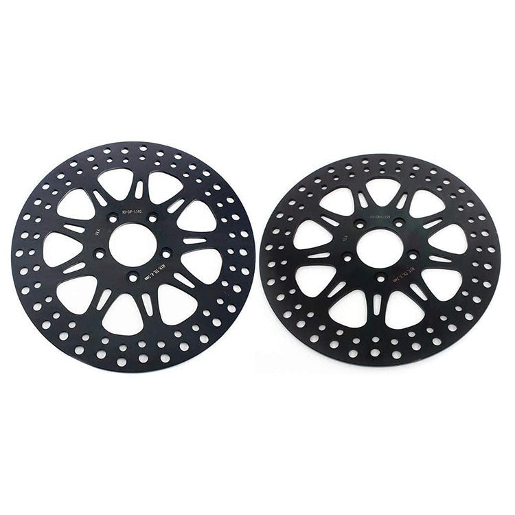 For Harley Sportster XL1200C Custom 2000-2013 / XL1200L Low 2007-2011 11.5 Front Rear Brake Disc Rotors