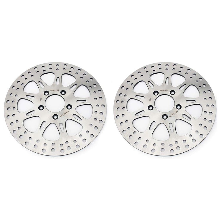 For Harley Sportster XL1200R Roadster 2004-2008 / XL1200S Sport 2000-2003 / XL883R 2005-2013 11.5 Front Rear Brake Disc Rotors