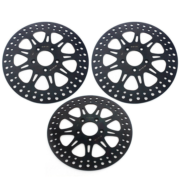 For Harley Sportster XL1200R Roadster 2004-2008 / XL1200S Sport 2000-2003 / XL883R 2005-2013 11.5 Front Rear Brake Disc Rotors