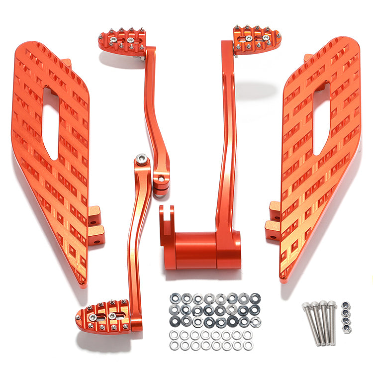 For Harley Touring Bagger Electra Glide / Road King / Road Glide / Street Glide 2008-2013 Brake Arm Shift Lever Pegs Floorboard Kit