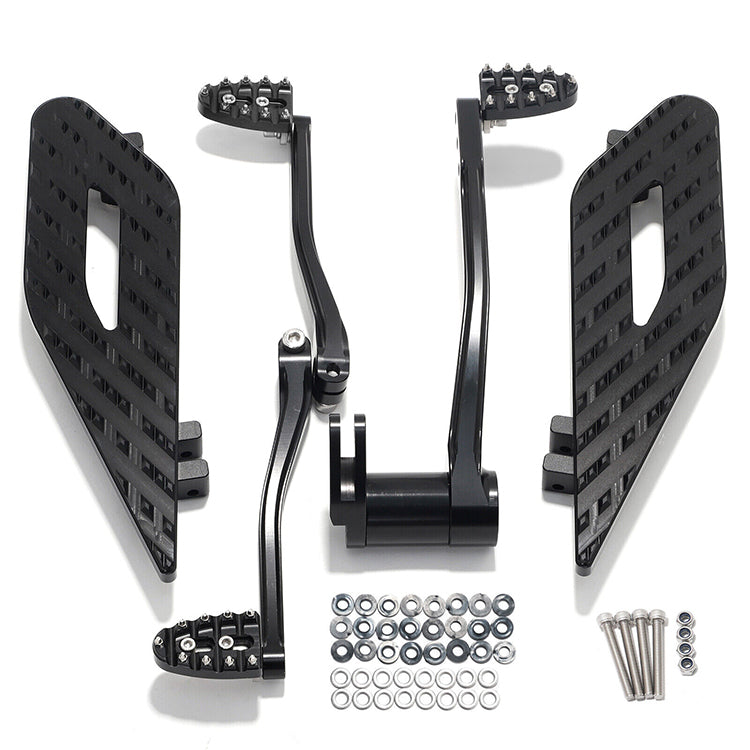 For Harley Touring Bagger Electra Glide / Road King / Road Glide / Street Glide 2014-2024 Brake Arm Shift Lever Pegs Floorboard Kit