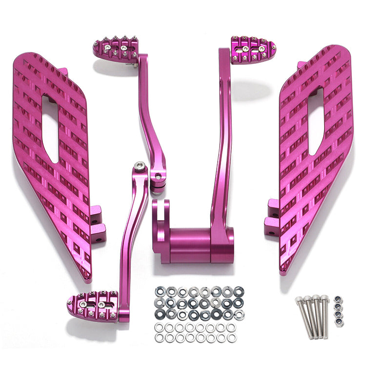 For Harley Touring Bagger Electra Glide / Road King / Road Glide / Street Glide 2014-2024 Brake Arm Shift Lever Pegs Floorboard Kit