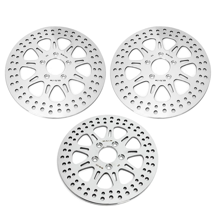 For Harley Touring FLHTK Electra Glide Ultra Limited 2010-2013 / FLTRU Road Glide Ultra 2011-2012 11.8 Front Rear Brake Rotors