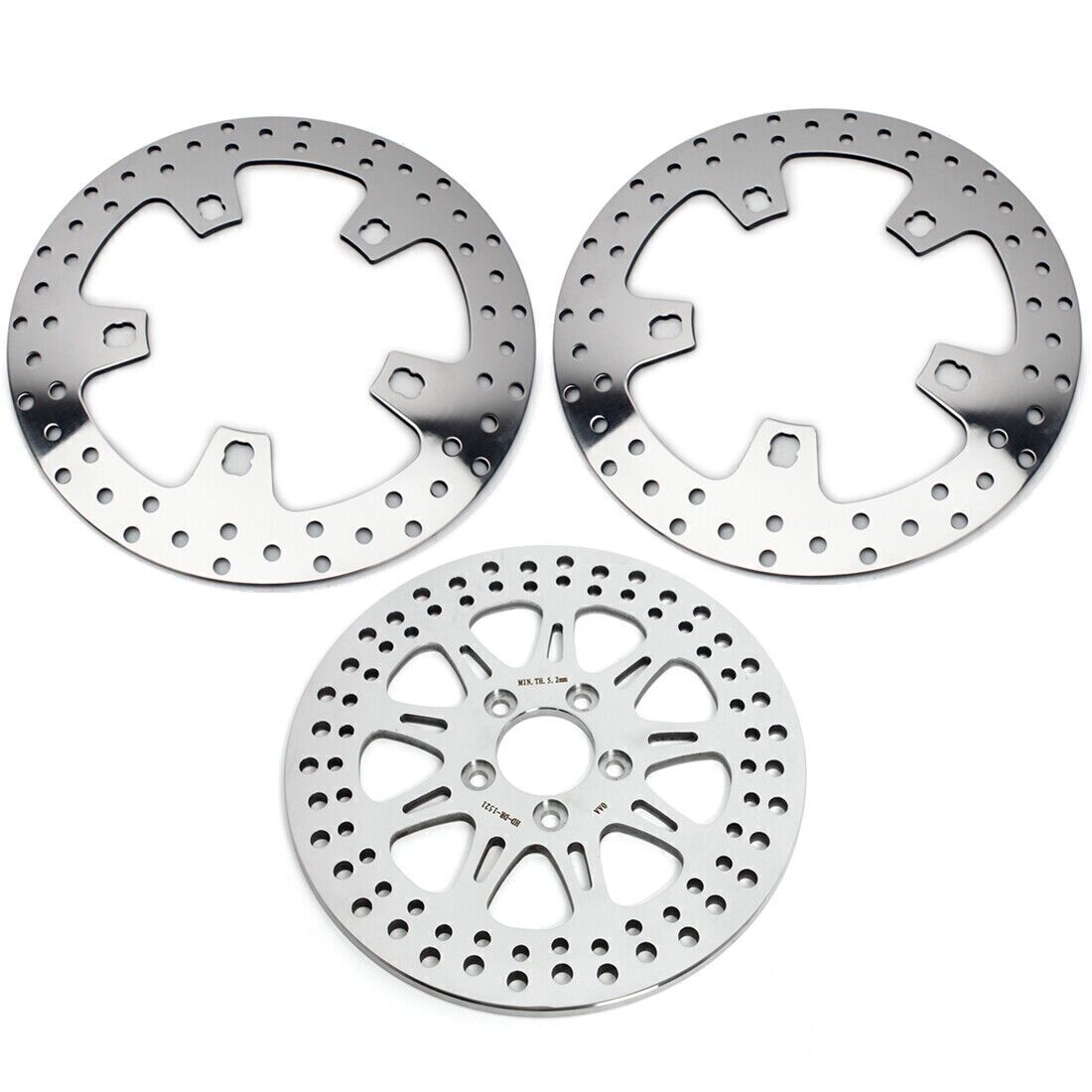 For Harley Touring FLHX Street Glide 2014-2023 / FLHXS Street Glide Special 2015-2023 11.8 Front Rear Brake Disc Rotors