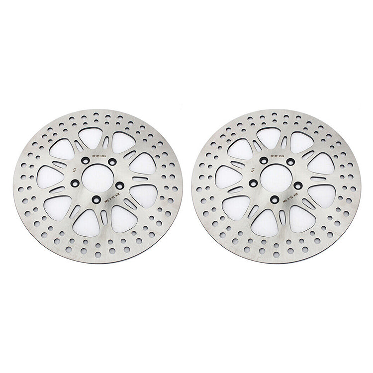 For Harley Trike FLHTCUTG Tri Glide Ultra 2014-2023 / FLRT Freewheeler 2015-2023 2pcs 11.8 Front Brake Disc Rotors
