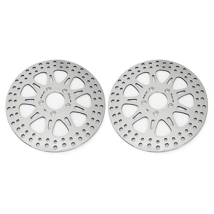 For Harley XL883R Roadster 2011-2013 / XR1200 2008-2010 / XR1200X 2010-2012 11.5 Front 10.2 Rear Brake Disc Rotors