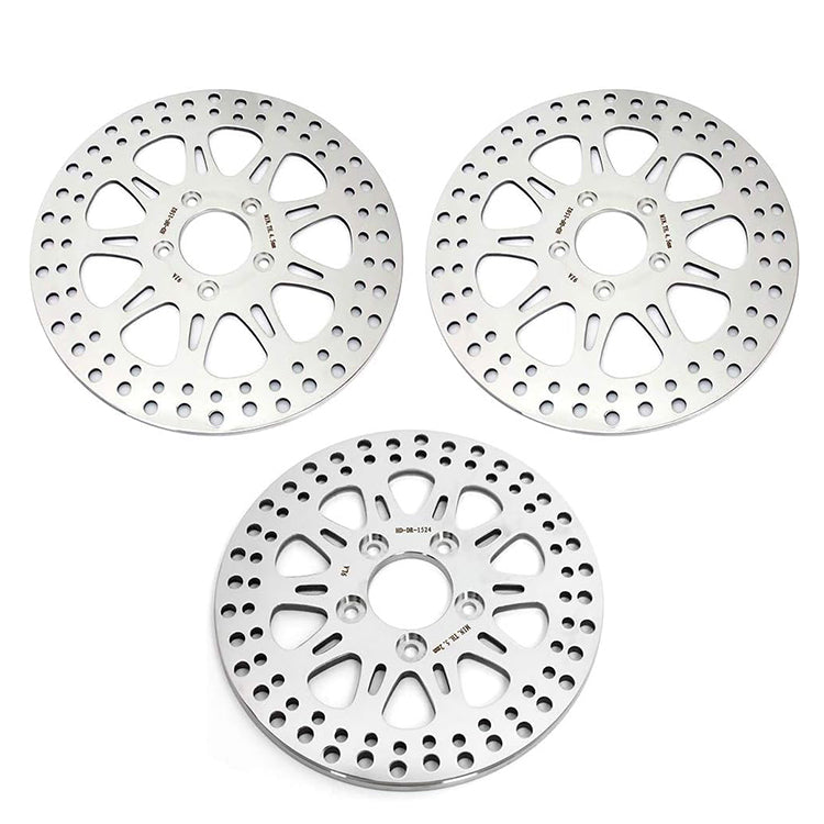 For Harley XL883R Roadster 2011-2013 / XR1200 2008-2010 / XR1200X 2010-2012 11.5 Front 10.2 Rear Brake Disc Rotors