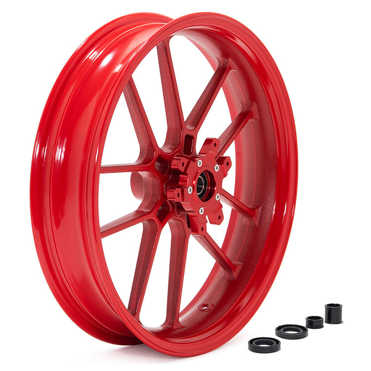 For Honda CR125 CR250 2002-2007 / CRF250R 2004-2013 / CRF450R 2002-2012 17x3.5 Front & 17x4.25 Rear Tubeless Supermoto Cast Wheels