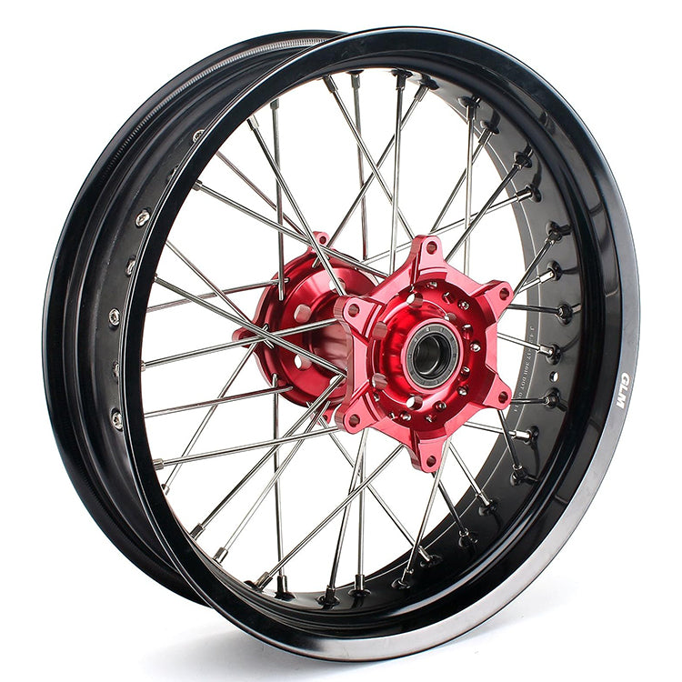 For Honda CRF250X 2004-2009 2012-2016 / CRF450X 2005-2009 2012-2016 Front Rear Spoke Wheel Rim Hub Set