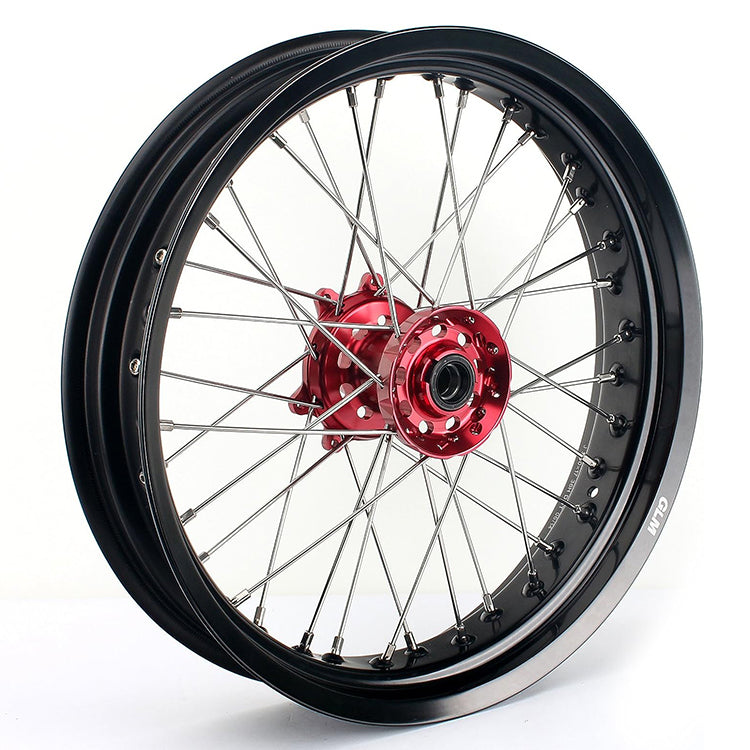 For Honda CRF250X 2004-2009 2012-2016 / CRF450X 2005-2009 2012-2016 Front Rear Spoke Wheel Rim Hub Set