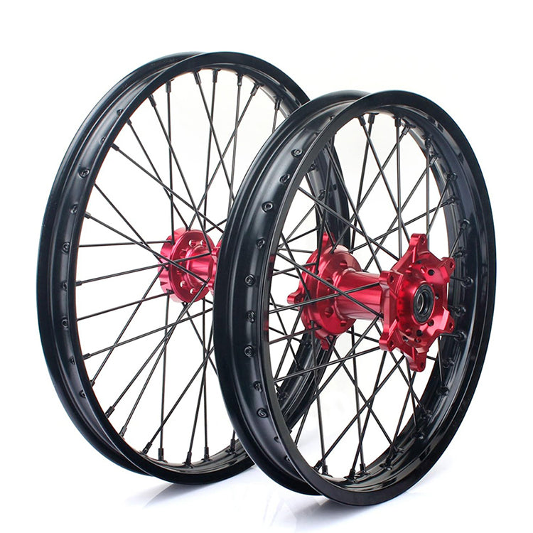 For Honda CRF250X 2004-2009 2012-2016 / CRF450X 2005-2009 2012-2016 Front Rear Spoke Wheel Rim Hub Set