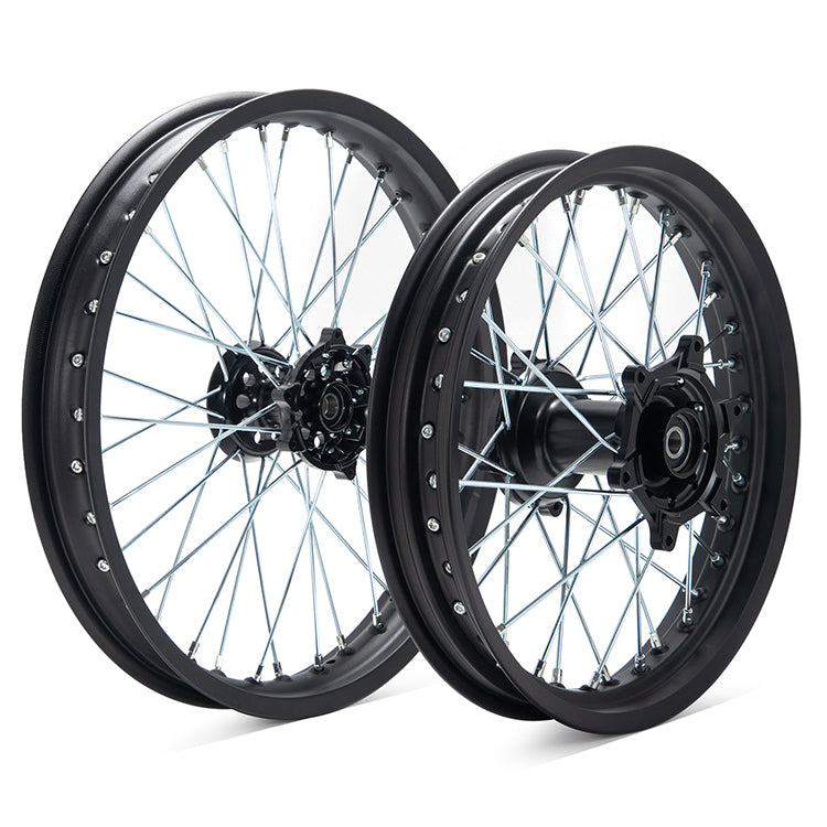 For Honda CRF300L / Rally 2021-2024 19x2.15 Front 17x2.5 Rear Spoke Wheel Rim Hub Set