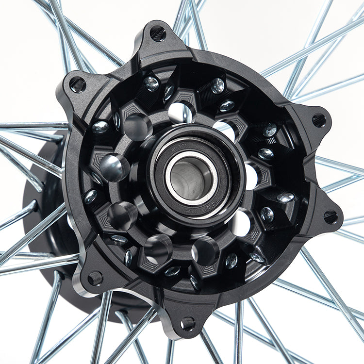 For Honda CRF300L / Rally 2021-2024 19x2.15 Front 17x2.5 Rear Spoke Wheel Rim Hub Set