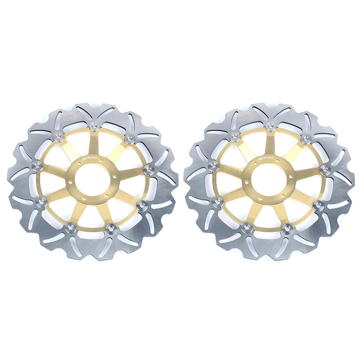 For Honda Interceptor VFR800F 1998-1999 / VFR800Fi RC46 1998-2001 Front Rear Brake Disc Rotors