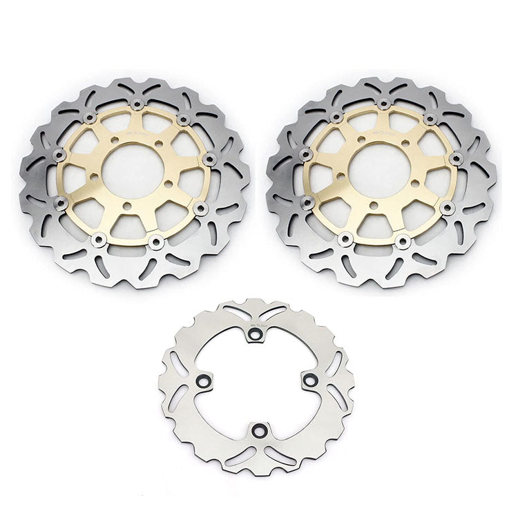 For Kawasaki ER-6F Ninja 650R / ER-6N 2006-2016 / KLE650 Versys 650 2007-2016 Front Rear Brake Disc Rotors