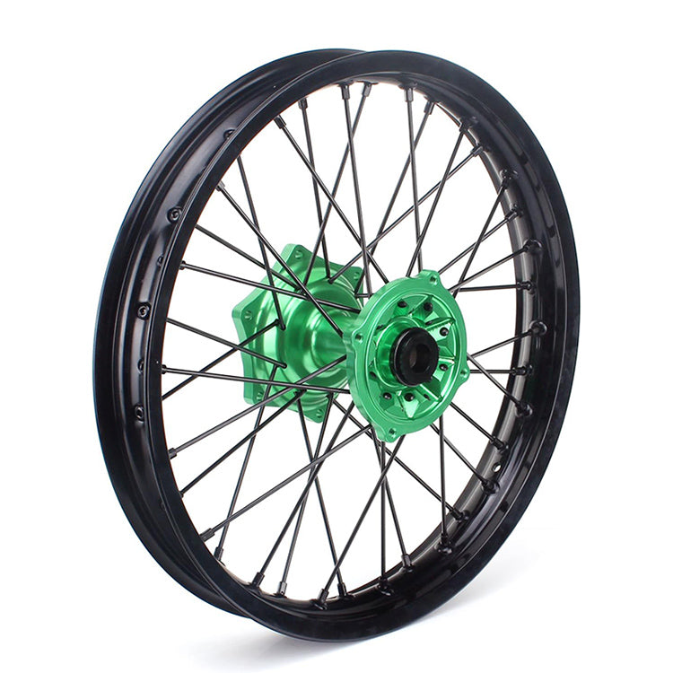 For Kawasaki KX250 KX250X 2021-2024 / KX450 2019-2024 Front Rear Spoke Wheel Rim Hub Set