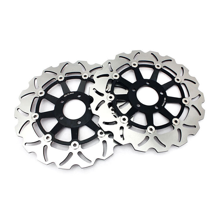 For Kawasaki Ninja ZX11 ZZR1100 1990-1992 Front Rear Brake Disc Rotors