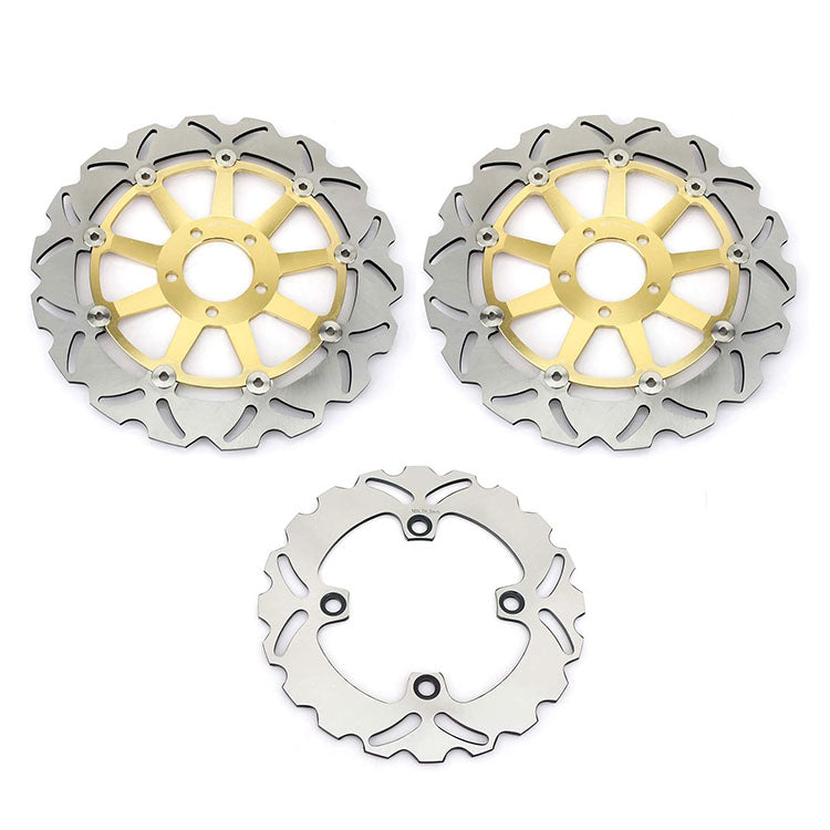 For Kawasaki Ninja ZX9R 2002-2004 Front Rear Brake Disc Rotors