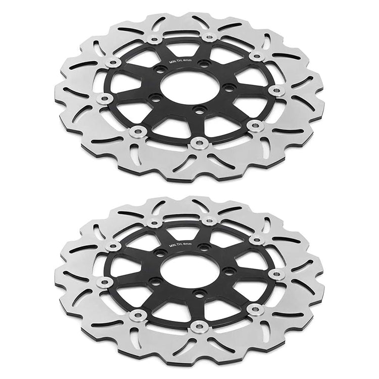 For Moto Guzzi Daytona 1000 IE 1995-2000 / Stelvio 1200 2008-2014 / Norge 850 T-GTL 2007 / Norge 1200 T-GTL 2006 2pcs Front Brake Disc Rotors