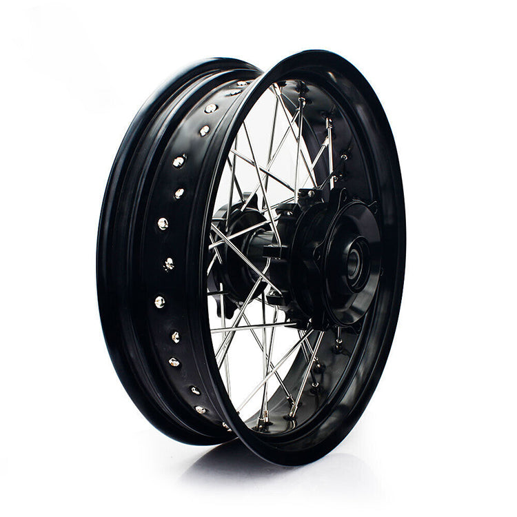 For Suzuki DR650SE 1996-2024 17 Supermoto Front Rear Spoke Wheel Rim Hub Set