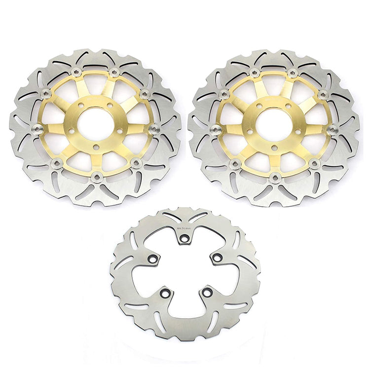 For Suzuki GSF600 Bandit 1995-2004 / GSF600S Bandit 1994-2004 / SV650S 1999-2002 Front Rear Brake Disc Rotors