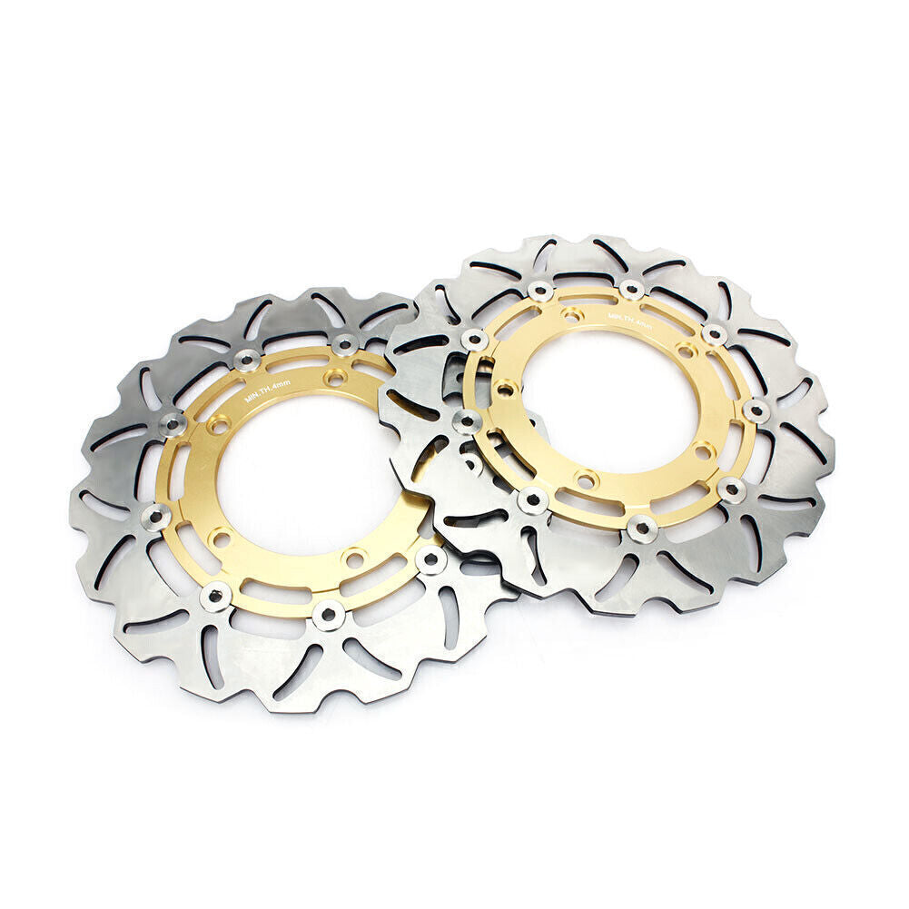 For Suzuki GSF650 GSF650S Bandit 2007-2012 / GSF650 Bandit ABS 2011-2014 / GSF650S Bandit ABS 2008-2017 Front Rear Brake Disc Rotors