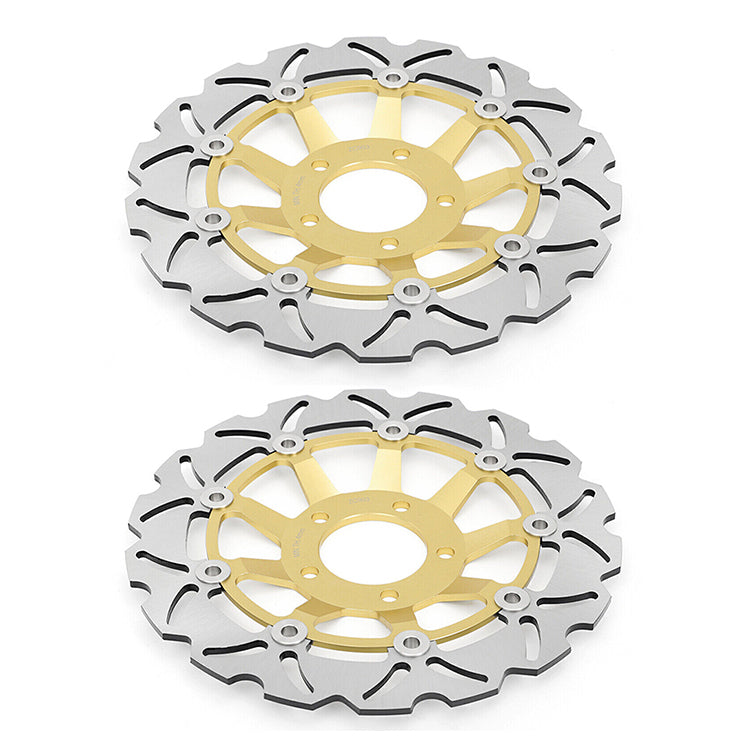 For Suzuki RGV250 1988-1990 / GSF400 Bandit 1995-1997 / GSXR400 1988-1989 2pcs Front Brake Disc Rotors