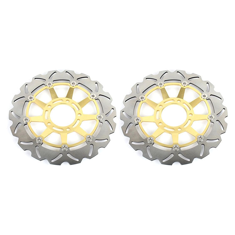 For Triumph Tiger 1050 2007-2014 / Tiger 1050 ABS 2008-2014 / Tiger 1050 SE 2009-2013 / Tiger 1050 SE ABS 2010-2013 2pcs Front Brake Disc Rotors