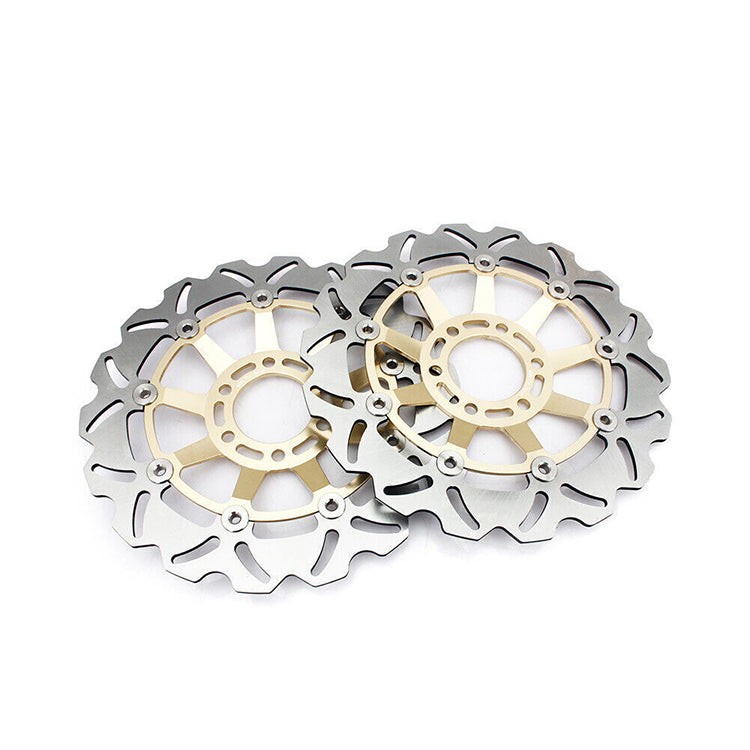 For United Motors V2S 650R 2007-2008 / ATK GT250R V-Twin Sport / GT650R V-Twin Sport 2011 Front Rear Brake Disc Rotors