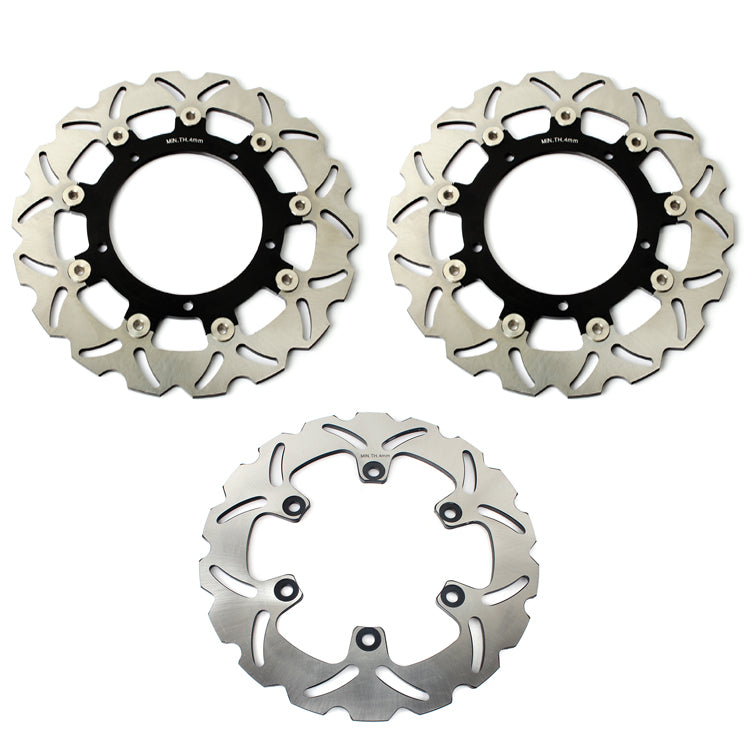 For Yamaha Diversion XJ600F XJ600N XJ600S ABS 2009-2015 Front Rear Brake Disc Rotors