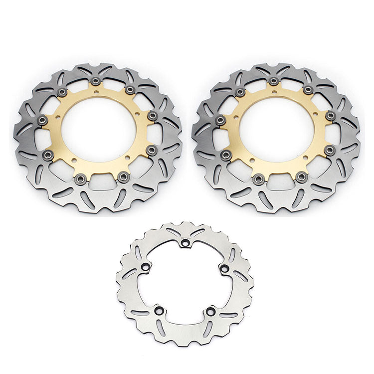For Yamaha MT09 2014-2016 / MT09 ABS 2014-and up / Tracer 900 2015-and up / XSR900 ABS 2016-and up Front Rear Brake Disc Rotors