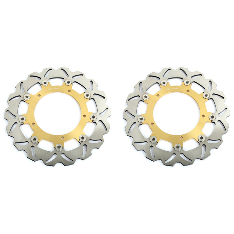 For Yamaha XV1700 2006-2009 / XJ6 Diversion 2009-2015 / Niken 900 2018-and up / Niken GT 2019-and up 2pcs Front Brake Disc Rotors
