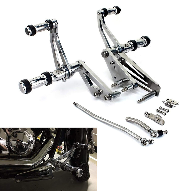 For Yamaha XVS1100 Dragstar 1100 / V Star 1100 1999-2009 4 Forward Controls