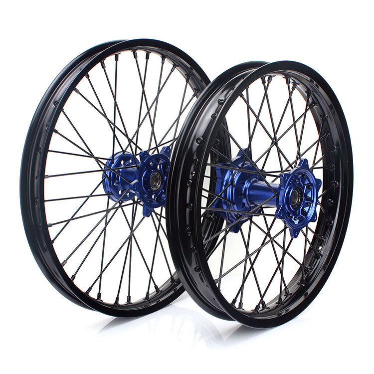 For Yamaha YZ250F / YZ450F 2014-2025 Front Rear Spoke Wheel Rim Hub Set